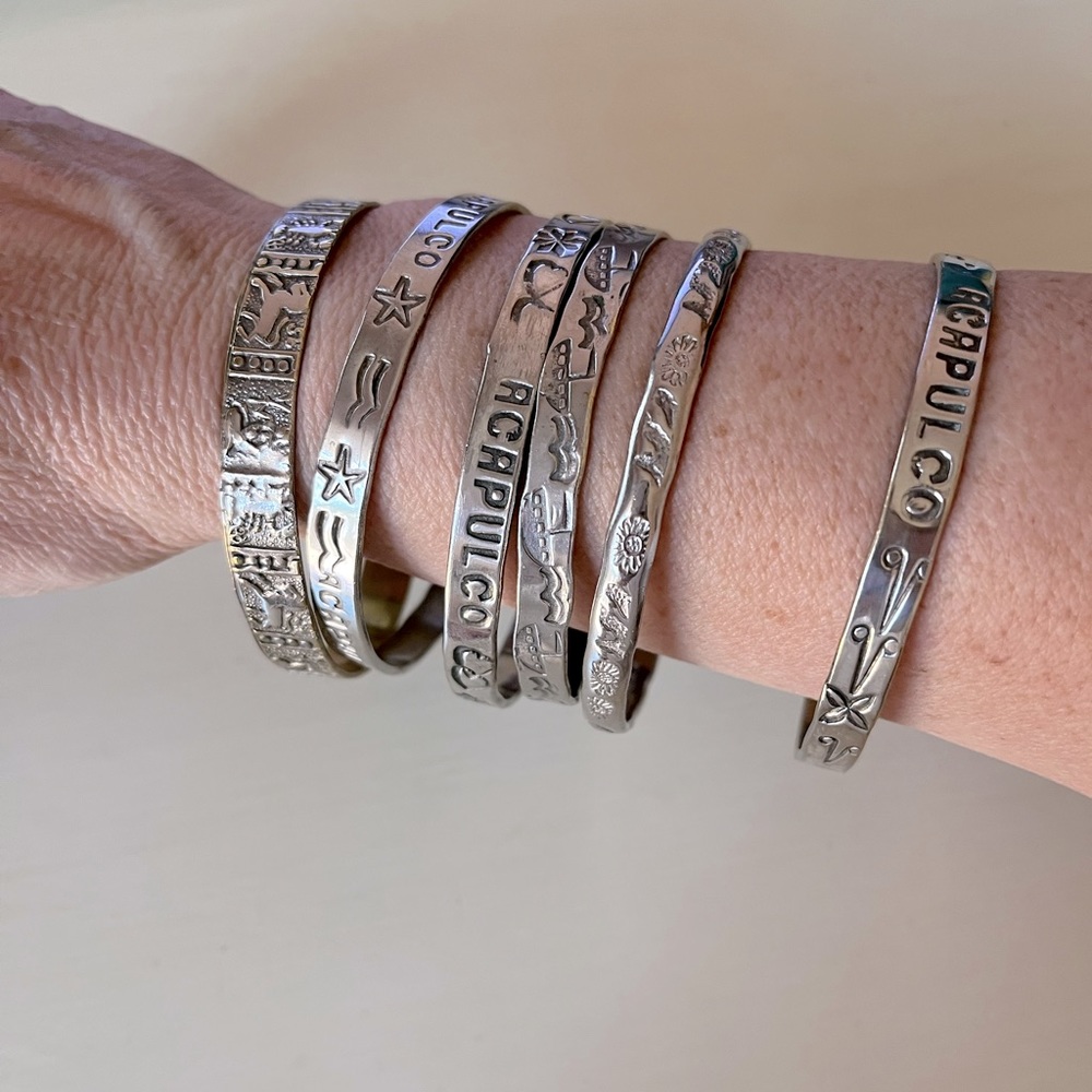Sterling Silver Bracelets (6)